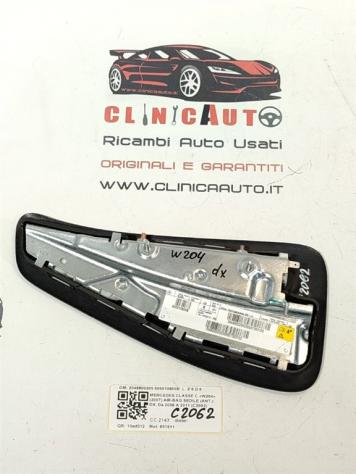 AIRBAG SEDILE DESTRO MERCEDES Classe C Berlina W204 2048600205 605010800B 651911 (07) - Foto 2