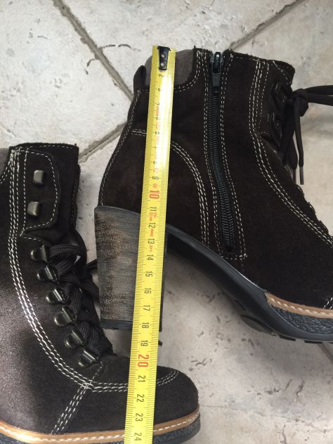 Scarpe tronchetto stivaletti marrone invernale mis 36 - Foto 5