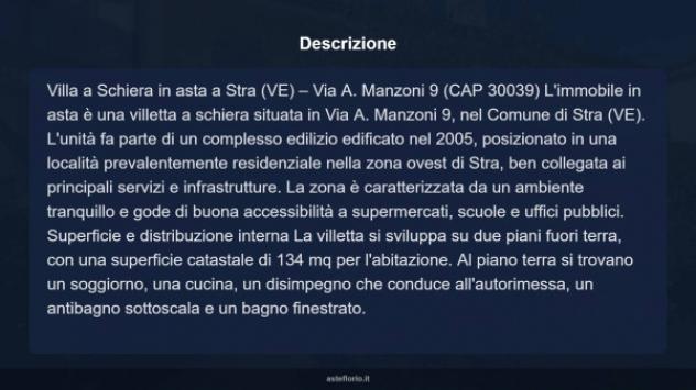 Immobile in asta di 134 m² con più di 5 locali e box auto in vendita a Stra - Foto 16