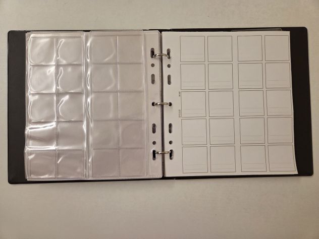 Numismatica raccoglitore porta monete, Svar similpelle da collezione 200 posti - Foto 6