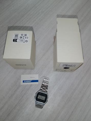 OROLOGIO UNISEX DA POLSO CASIO VINTAGE A158WEA-1EF NUOVO - Foto 2