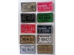 Stickers adesivi targhe auto USA personalizzate anni '80