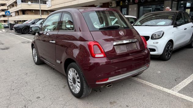 Fiat 500 1.2 Lounge LED CAR PLAY PANORAMA CERCHI 15 PDC BLUETOOTH - Foto 4