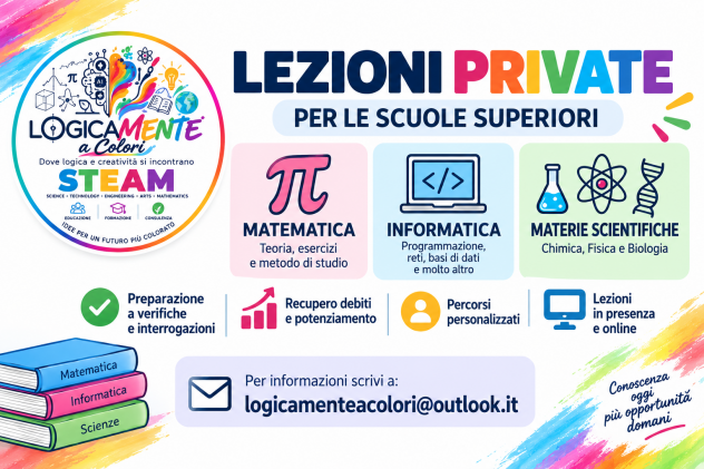 Lezioni private di Matematica Informatica e materie scientifiche Scuole Super
