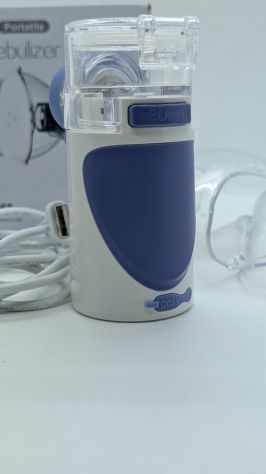 Aerosol ultrasuoni inalatore nebulizzatore ricaricabile portatile - Foto 3