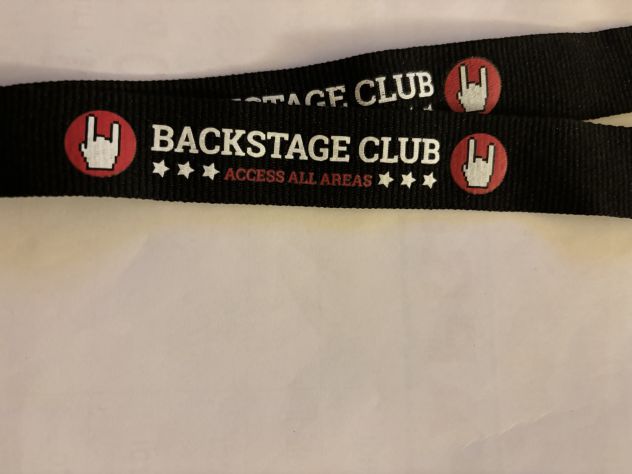 PORTA BADGE/PORTA CHIAVI E BADGE E BRACCIALETTO NUOVI UNISEX BACKSTAGE E.M.P. CL - Foto 2