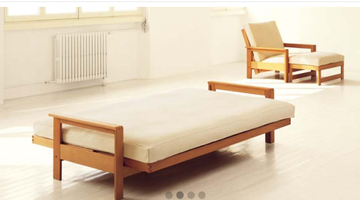 Divano Letto di 200 cm x 140 cm in legno di faggio naturale ON FUTON - Foto 4