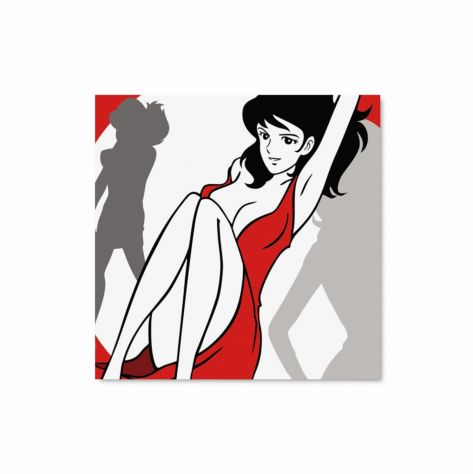 Quadro Margot Lupin dipinto a mano pop art - Foto 2