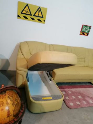 AMPIO divano angolare in pelle ! CONSEGNA ! - Foto 2