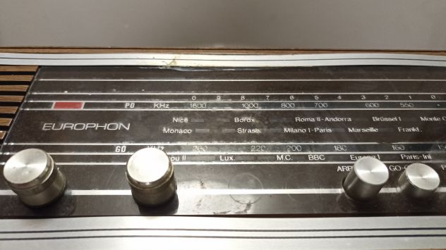 Radio marca EUROPHON mod. RC 74 (1970) - Foto 3