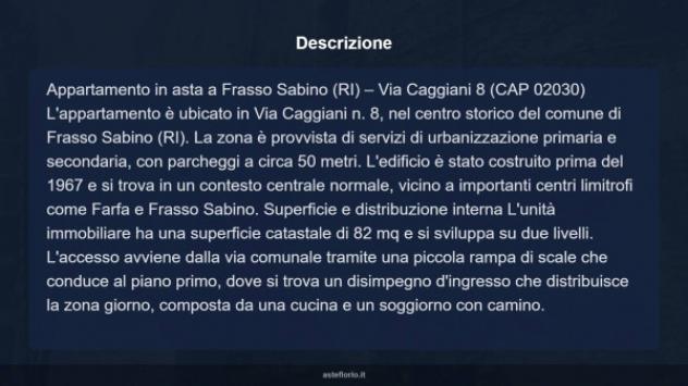 Immobile in asta di 82 m² in vendita a Frasso Sabino - Foto 4
