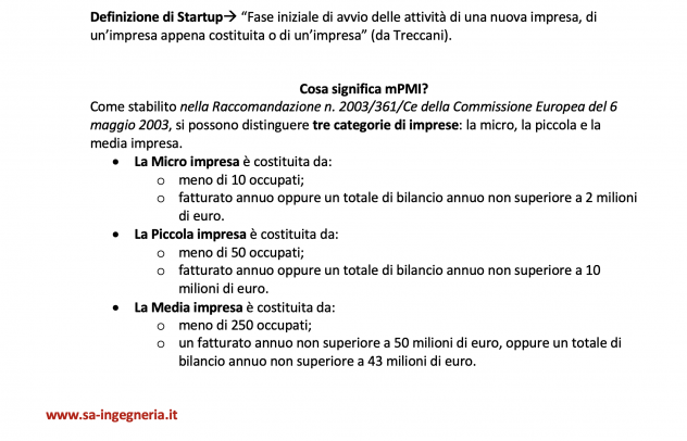 Ingegnere gestionale per PMI e Startup