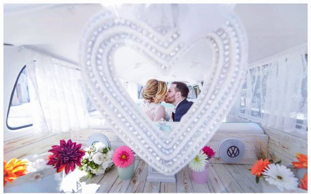 Noleggio Volkswagen VW T1 T2 pulmino bus 9 posti matrimonio - Foto 3