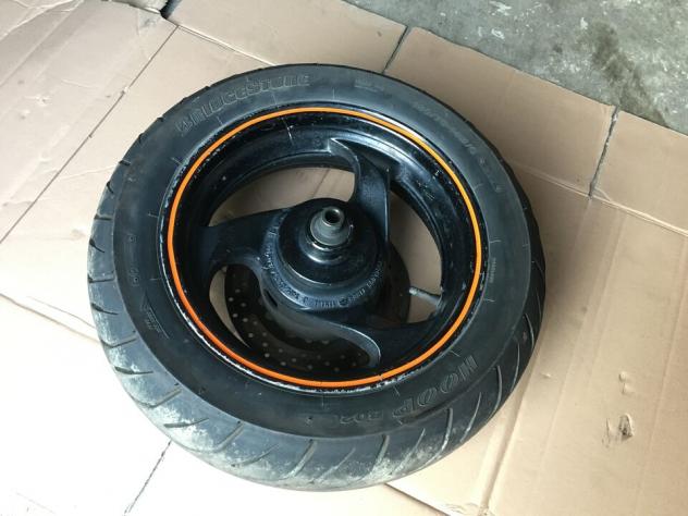 Ruota Posteriore Gomma nuova Cerchio Disco YAMAHA TMax 500 03 - Foto 3