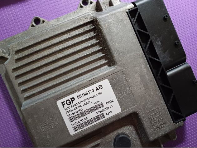 CENTRALINA MOTRE ECU SUZUKI SWIFT 1.3 DDIS 16V 70CV (2006) 55195173AB CENTRALI - Foto 2
