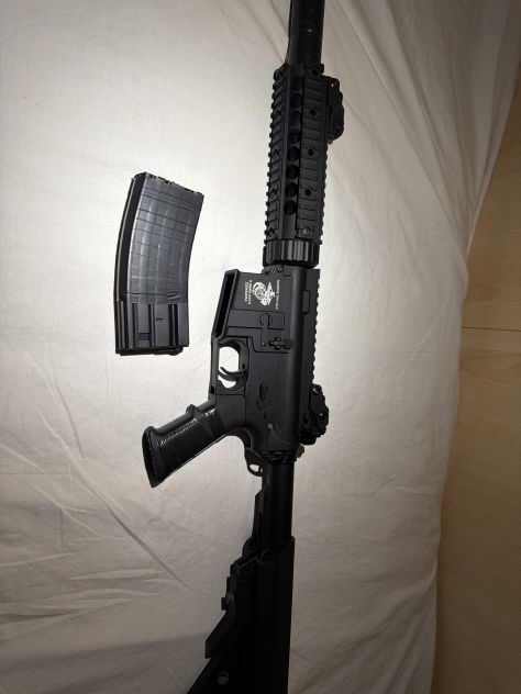 M4 Special Combat Marine Full Metal Softair ASG - Foto 2