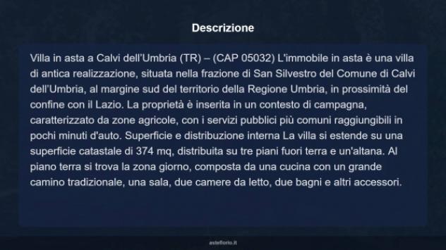 Immobile in asta di 374 m² con più di 5 locali in vendita a Calvi dell'Umbria - Foto 17