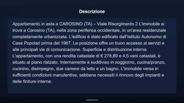 Immobile in asta di 85 m² in vendita a Carosino - Foto 4