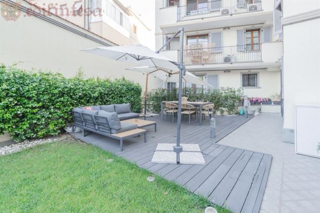 trilocale con giardino adiacenze centro