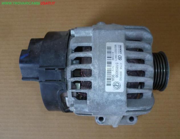 ALTERNATORE 90 AMPERE DENSO  Meccanica  Motore  Alternatore FIAT - 500 - 01-07-2007 - 01-06-2015, FIAT - 500 CABRIO - 0