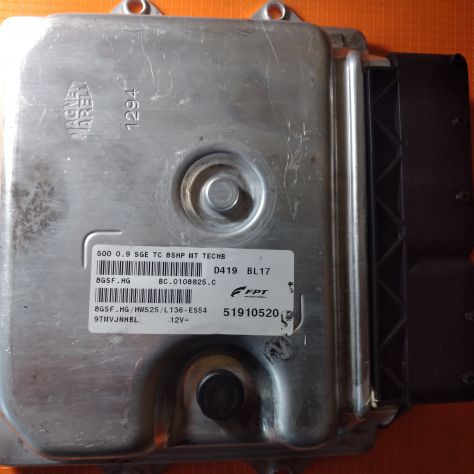 Centralina motore FIAT 500 0.9 51910520 8GSF.HG HW525