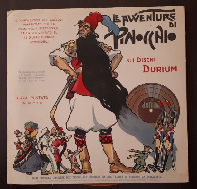 LE AVVENTURE DI PINOCCHIO SUI DISCHI DURIUM 1933, completo su 18 dischi. - Foto 5