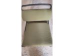 Poltrona verde IKEA in tessuto con struttura ferro nero