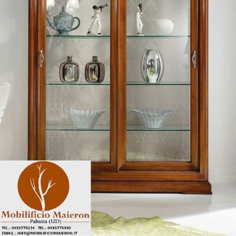 Mobili Rustici Classici In Legno Vetrina In legno cod 11412 Nuovi Non usati - Foto 2