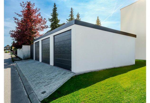 Garage prefabbricato GARDEON 9×6 m con 3 portoni Hörmann - Foto 4