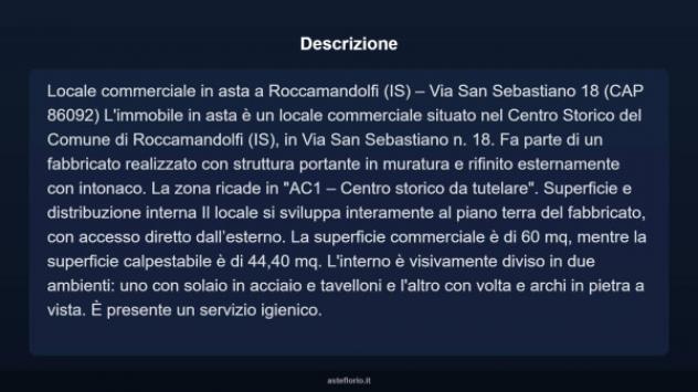 Immobile in asta di 60 m² in vendita a Roccamandolfi - Foto 4
