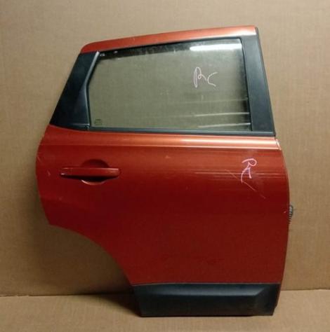 PORTA POST. DX ARANCIO MET. C/A. El. e S. Montante 31.5 cm 999-U1297259 Carrozzeria  Lamierati esterni  Porte  Porta post. dx. NISSAN - QASHQAI - 01-0