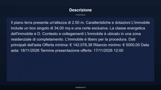 Immobile in asta di 194 m² con più di 5 locali e box auto in vendita a Montecosaro - Foto 7