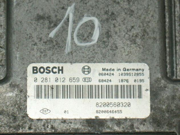 0281012659 ECU RENAULT ESPACE BOSCH 2.0 0281012659 8200560320 8200646455 - Foto 2