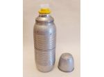 Thermos vintage in alluminio pressofuso completo di bicchiere Made in Italy