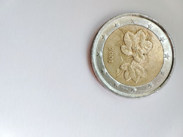 rara moneta 2 euro fiori anno 2001 - Foto 3