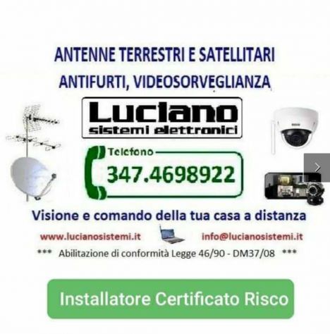 Antifurto Antenna Video Sorveglianza Installazione e Assistenza