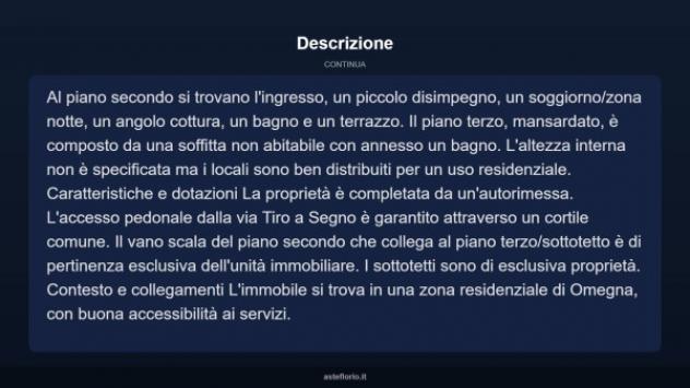 Immobile in asta di 103 m², box auto in vendita a Omegna - Foto 4