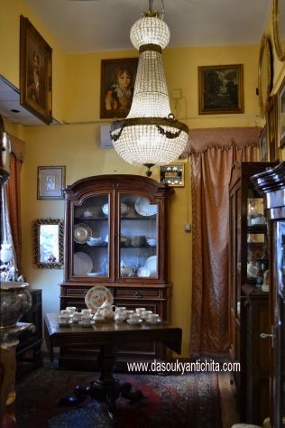Lampadario 160 cm. stile Impero a mongolfiera - Foto 4