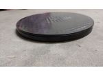 POTATELEVISORE GIREVOLE ROTONDO IN PLASTICA NERO