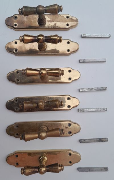 Cremonesi per Finestre in Ottone Lucido massiccio