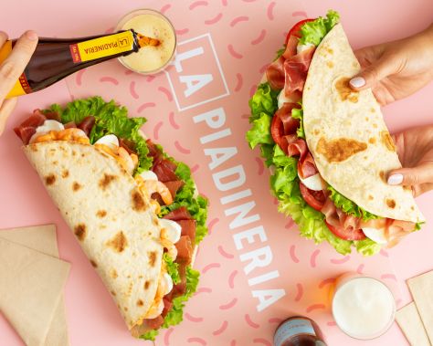 Lavora in "La Piadineria" affiliato