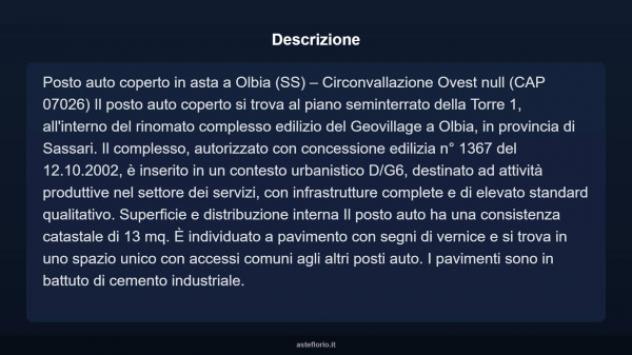 Immobile in asta di 13 m² in vendita a Olbia - Foto 5