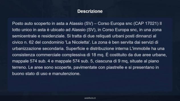 Immobile in asta di 18 m² in vendita a Alassio - Foto 9