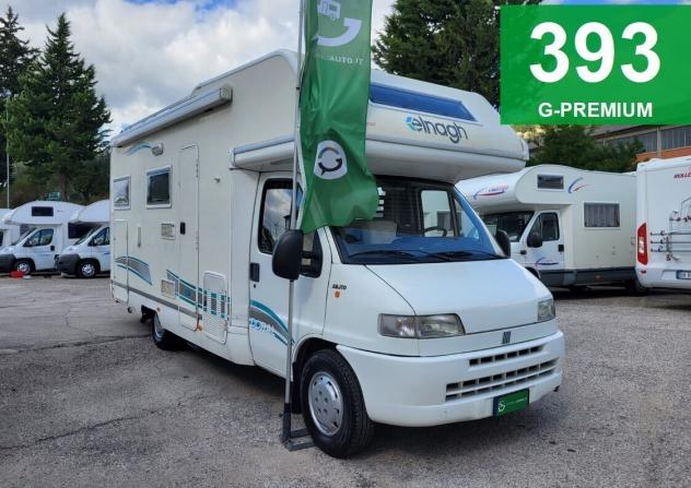 CAMPER ELNAGH DUCATO MANSARDATO 6 POSTI LETTO MATRIMONIALE GARAGE FOTOVOLTAICO GENERALI USATO