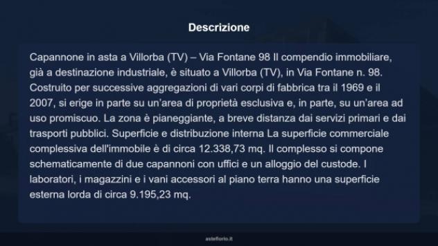 Immobile in asta di 12338 m² in vendita a Villorba - Foto 6