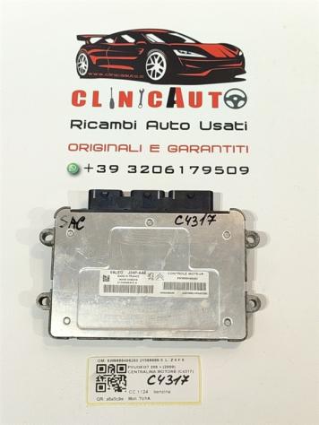 CENTRALINA MOTORE PEUGEOT 206 2° Serie SW9666498280 21586689-5 TU1A benzina 1124 (0309) - Foto 2