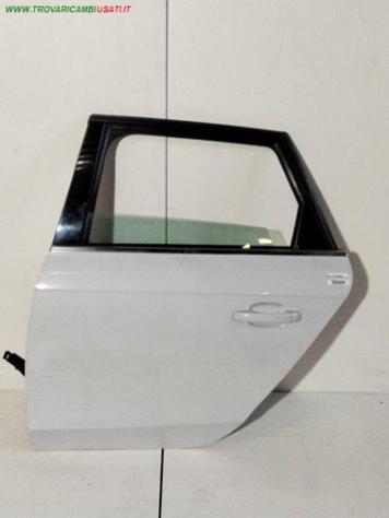 PORTA POST.S.  BIANCA SW CON AL/SE 999-U1309238 Carrozzeria  Lamierati esterni  Porte  Porta post. sx. AUDI - A4 4 porte - 01-12-2011 - 01-10-2015, AU
