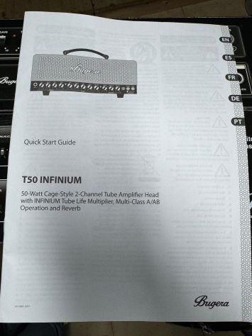 Bugera T50 Infinium testata valvolare per chitarra - Foto 6