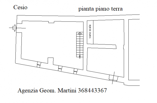 VENDESI A CESIO IN CENTRO PAESE CASA CON DUE ALLOGGI DA TERMINARE LA RISTRUTTURAZIONE - Foto 8