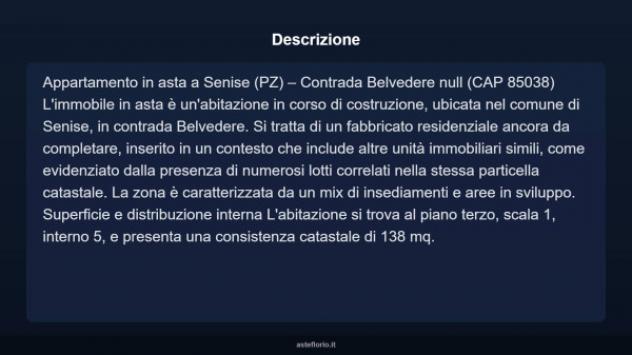 Immobile in asta di 138 m² in vendita a Senise - Foto 3